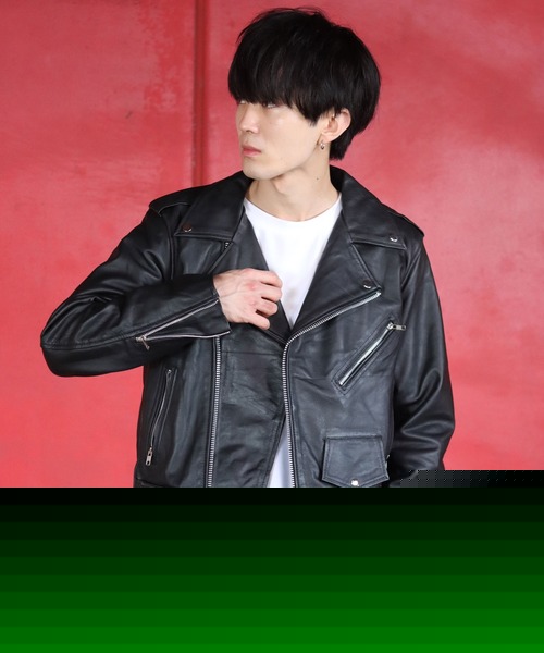 2way◎KUSHITANI ドッキングジャケット 牛革 メンズ ライダース 限定