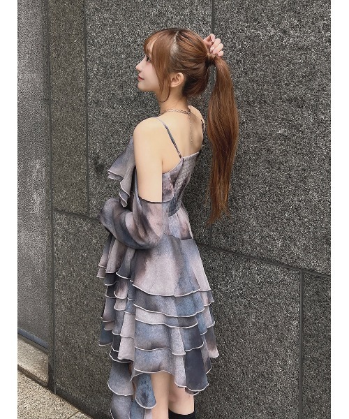 イレヘムタイダイフリルミニワンピース（ワンピース）｜Darich