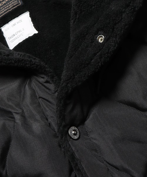 TAION（タイオン）の「TAION/タイオン MILITARY DOWN CAPE ダウン