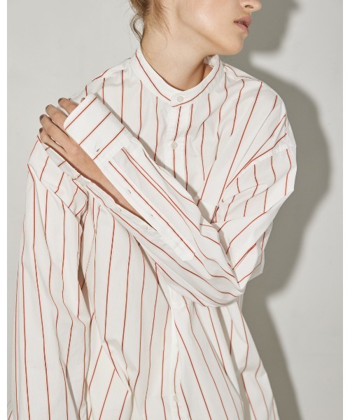 TODAYFUL（トゥデイフル）の「ストライプオーバーシャツ（シャツ