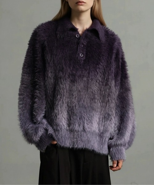 welise×ELLUV】-Limited- エレガンスヘビーシャギーニット