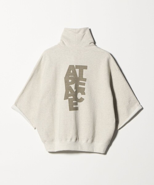 別注】＜Americana＞ジップ ショートスリーブ スウェットプルオーバー