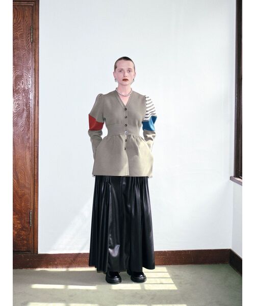 UN3D.（アンスリード）の「スリーパーツスリーブニットカーディガン