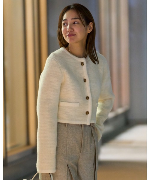 FRAY I.D（フレイアイディー）の「ブークレヤーンコンパクトニット