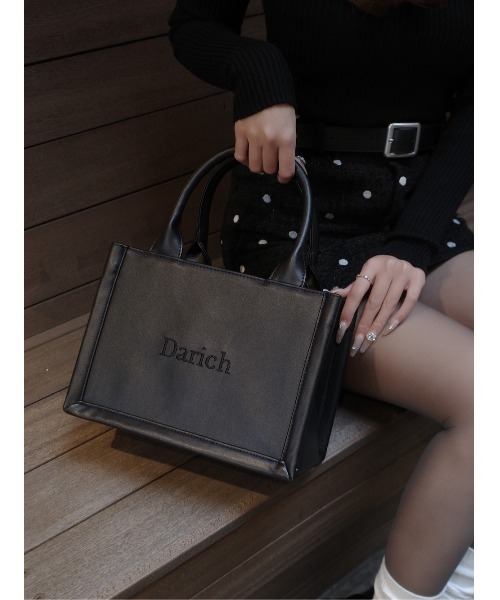 Darich（ダーリッチ）の「ロゴショルダーレザーミニトートバッグ