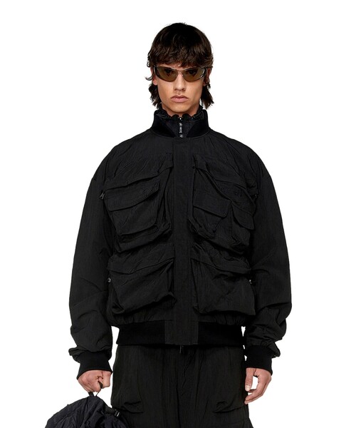 DIESEL（ディーゼル）の「メンズ ジャケット ナイロン ビッグポケット