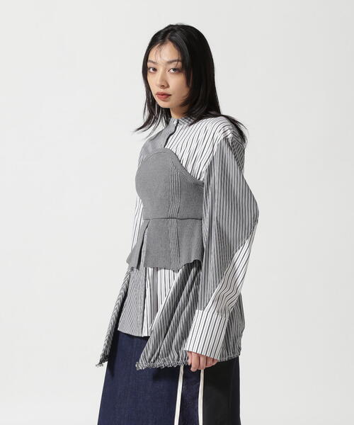 UN3D.（アンスリード）の「UN3D./アンスリード/KNIT BUSTIER DOCKING