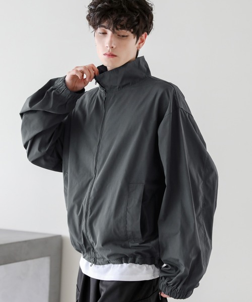 セール】ダブルジップ裾ドローコードトラックジャケット（ジャージ