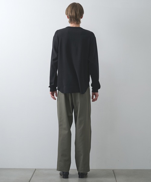 markaware/marka】オーガニックコットンヘンプメッシュニット / クルー