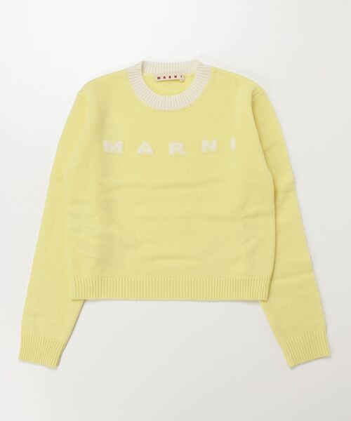 セール】MARNI(マルニ)Kids & Junior カシミアブレンドブランドロゴ