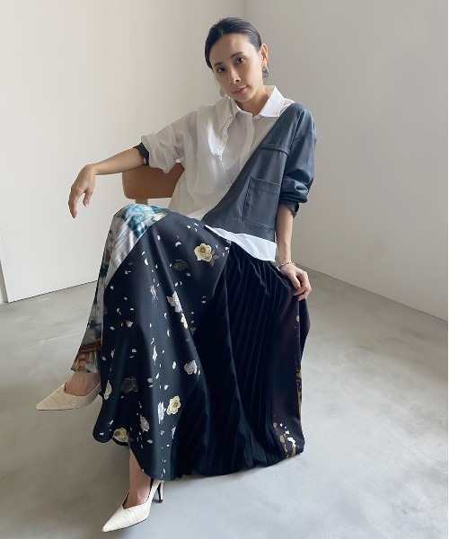 Ameri（アメリ）の「VIVIANE AMERI ARCHIVE SKIRT（スカート）」 - WEAR