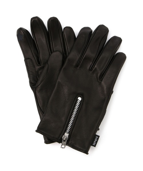 Schott/ショット/ZIP LEATHER GLOVE/ジップレザーグローブ（手袋