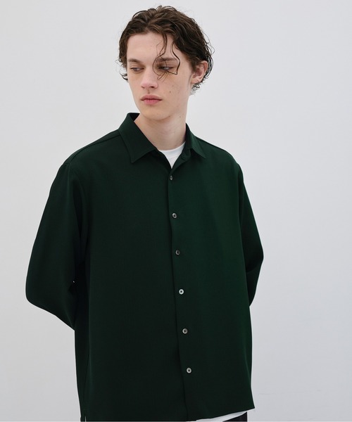 セール】COLD DRY PLEATS ロングスリーブシャツ 防シワ｜軽量｜接触冷