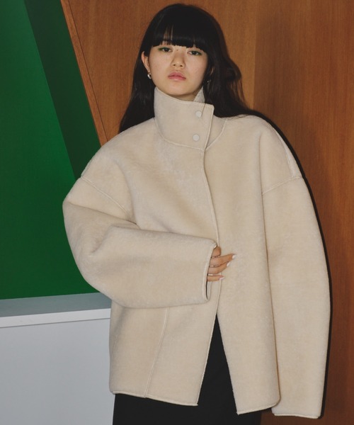 TODAYFUL（トゥデイフル）の「Standcollar Boa Jacket（ブルゾン