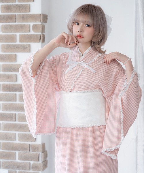 フリル総レースデザイン帯（浴衣）｜DearMyLove（ディアマイラブ）の