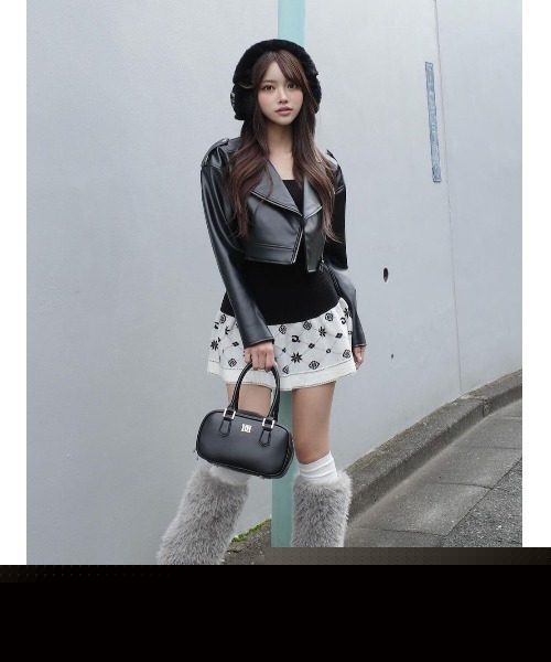 セール】アンサンブルスノーロゴニットミニワンピース（ワンピース