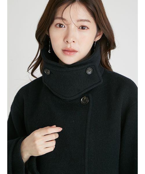 セール】Aラインウールミドルコート（ピーコート）｜CELFORD（セル