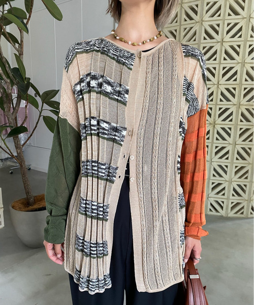 Ameri（アメリ）の「MULTICOLOR KNIT CARDIGAN（カーディガン/ボレロ