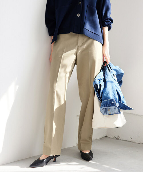 SLOBE IENA（スローブイエナ）の「センタープレスチノパンツ