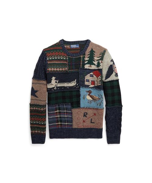 POLO RALPH LAUREN（ポロ ラルフ ローレン）の「パッチワーク ウール