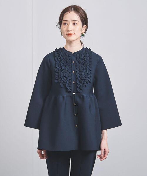 UNITED ARROWS（ユナイテッドアローズ）の「ミニフリル ニット