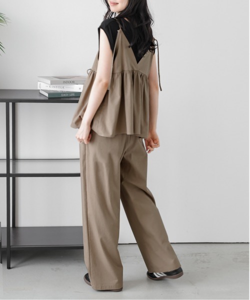 セール】前後2WAYビスチェ×パンツセットアップ（セットアップ）｜La