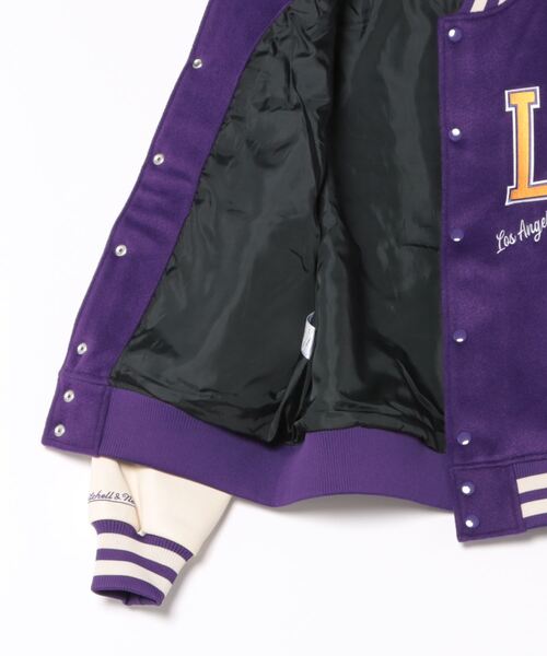 セール】Mitchell&Ness NBA UNISEX VARSITY JACKET BULLS LAKERS