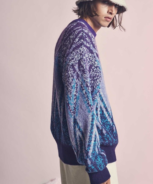 MAISON SPECIAL（メゾンスペシャル）の「《UNISEX》Airy Mohair Argyle