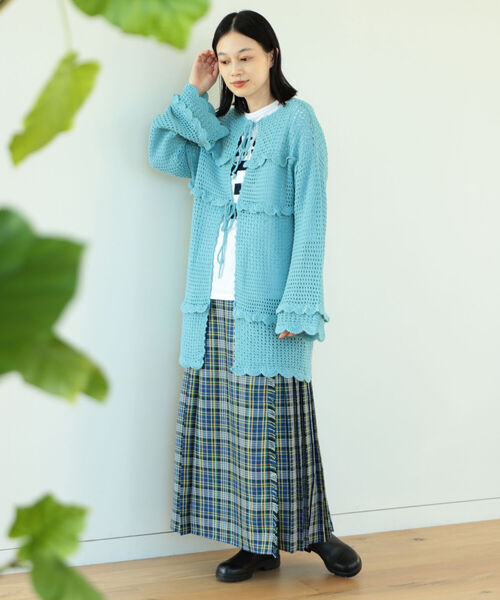 BEAMS BOY（ビームスボーイ）の「BEAMS BOY / フリル ニット