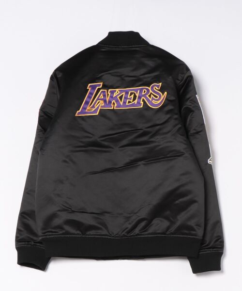 Mitchell&Ness/ミッチェルアンドネス】NBA SATIN BOMBER JACKET/サテン