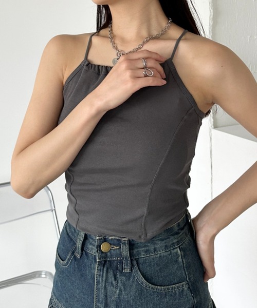 セール】カップ付き ホルターネックキャミソール（キャミソール