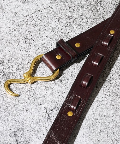 セール】【TORY LEATHER /トリーレザー】Nickel Hoof Pick Buckle Belt