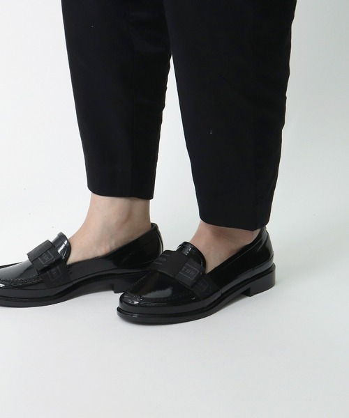 HUNTER / ハンター リボン ローファー WOMENS REFINED BOW GLOSS PENNY