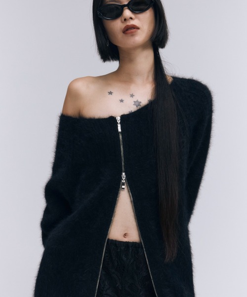 JOSE MOON（ジョゼムーン）の「ZIP KNIT CARDIGAN/ジップニット