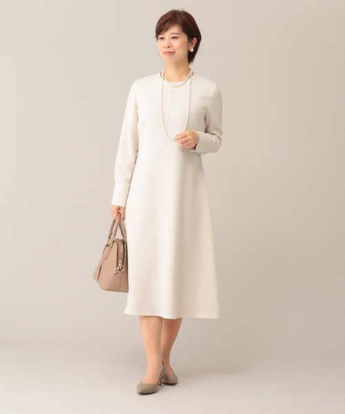 UNTITLED（アンタイトル）の「◇ミモレ丈 ジョーゼットワンピース