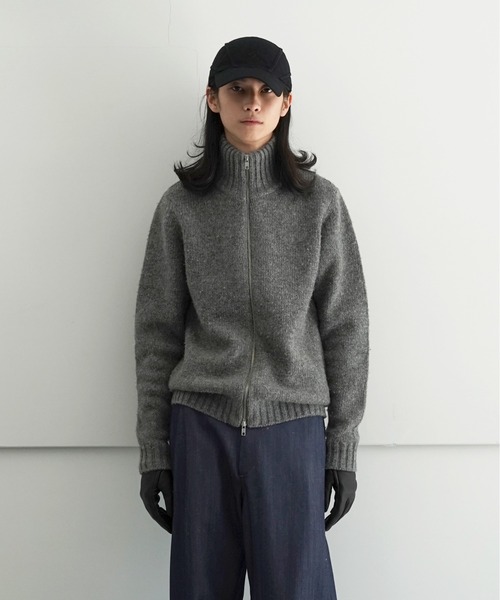 KAIKO（カイコー）の「KAIKO SHRINK ZIP CARDIGAN（ニット/セーター