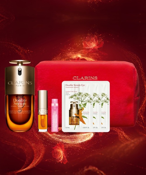 未開封 CLARINS ダブルセーラム ADC 購入 30mL・ギフトバッグ付き 未