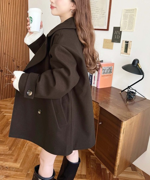 moment+（モーメントプラス）の「フェイクウールシャギーチェック