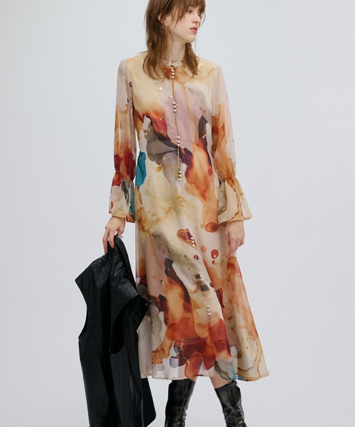 UNDRESSED AMELIA INK ART DRESS（ドレス）｜Ameri（アメリ）の