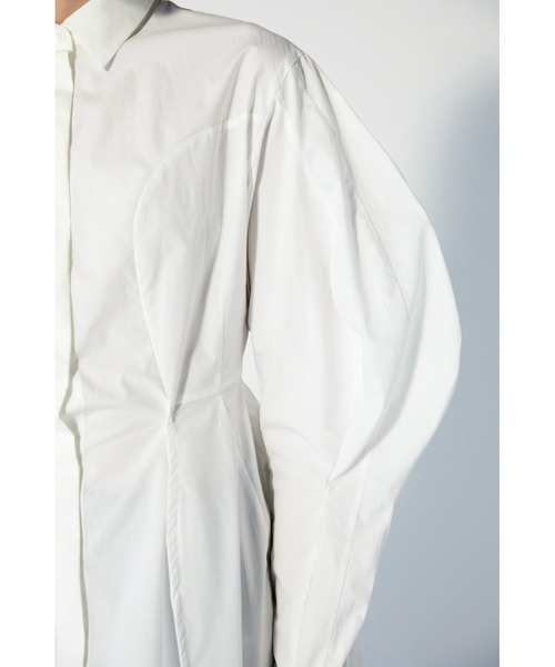 ENFOLD（エンフォルド）の「COタイプライター デフォルメカーブシャツ