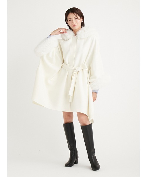CELFORD（セルフォード）の「ファーポンチョコート（ポンチョ）」 - WEAR