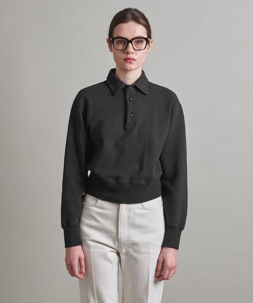 LOEFF（ロエフ）の「＜LOEFF＞コットン スウェット ポロシャツ