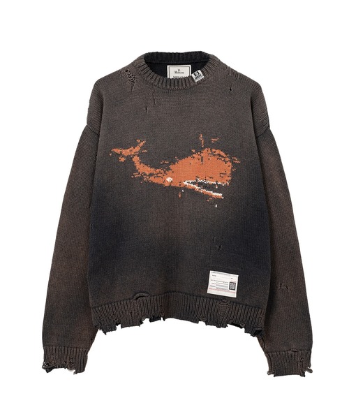 Whale Jacquard Knit Sweater（ニット/セーター）｜Maison MIHARA