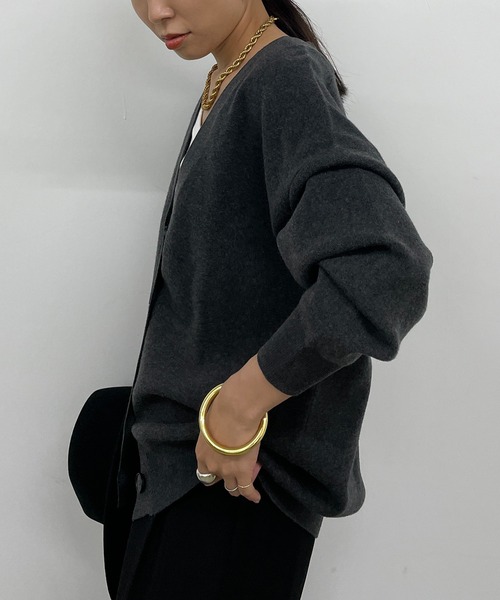 LOUNGEDRESS（ラウンジドレス）の「ロゴカーディガン（カーディガン