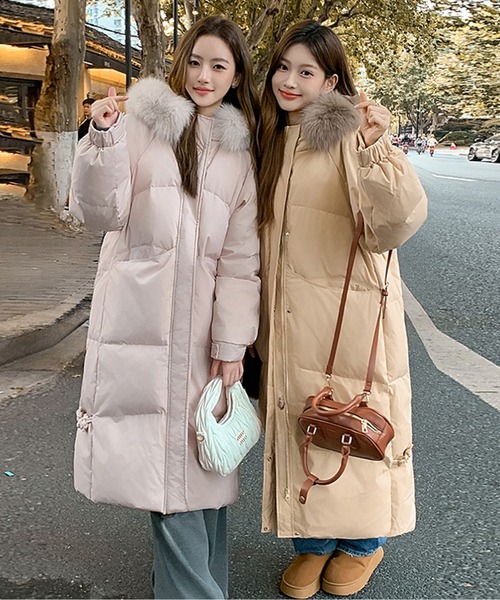 Twinkle;pm（トゥインクルピーエム）の「ファーフード付きロングダウン