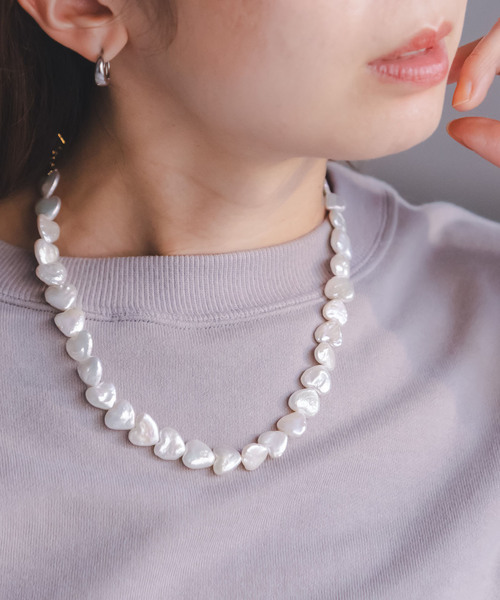 MIHOKO SAKAI/ミホコサカイ ハートパールネックレス（ネックレス