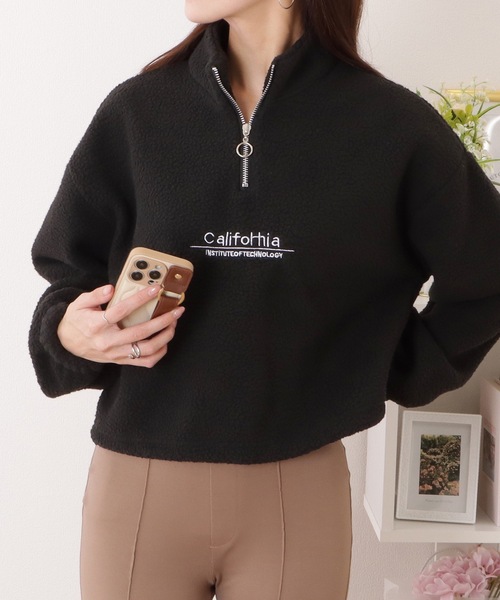 セール】ハーフ ジップ ボア フリース プルオーバー（その他トップス