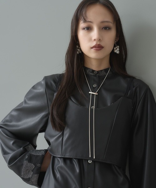 HARE（ハレ）の「2Pビスチェ＊イソザイチュニックシャツ(HARE)（シャツ