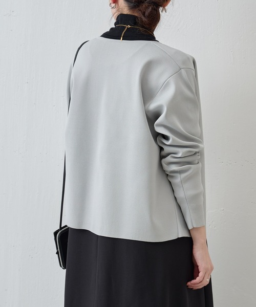 BEARDSLEY（ビアズリー）の「スカラップ比翼カーディガン