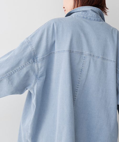 Spick & Span（スピックアンドスパン）の「ブリーチデニムルーズシャツ